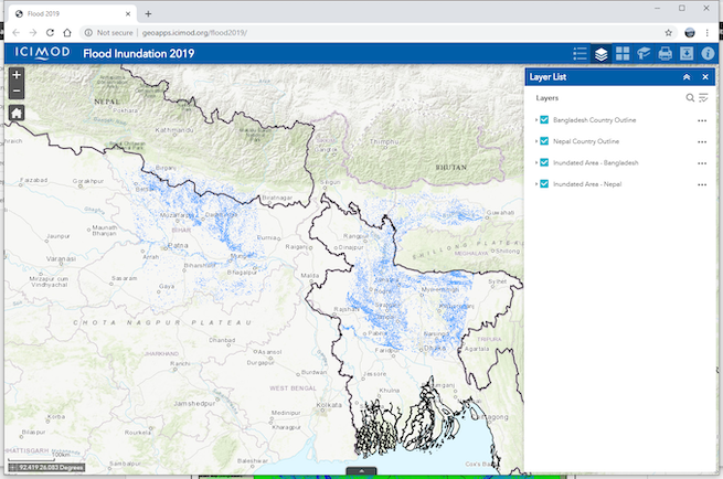 Interactive mapping application using ArcGIS Online