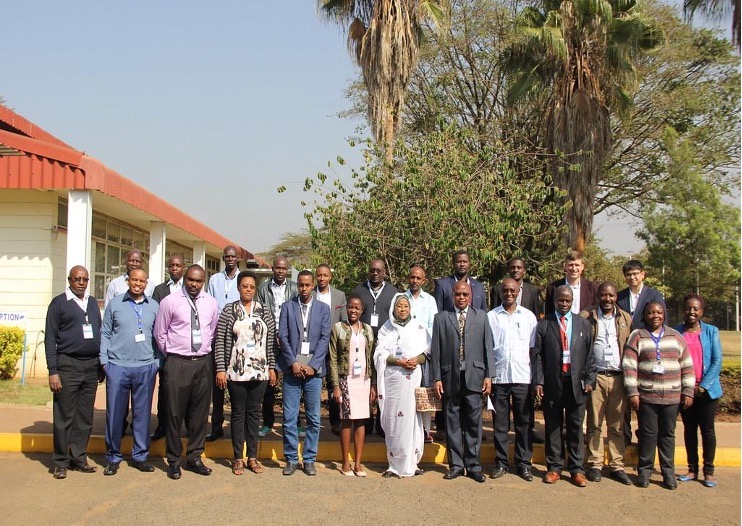 Group Photo of regional training participants taken outside at RCMRD
