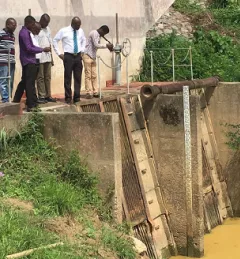 monitoring water at in Ghana by the Ghana Water Company