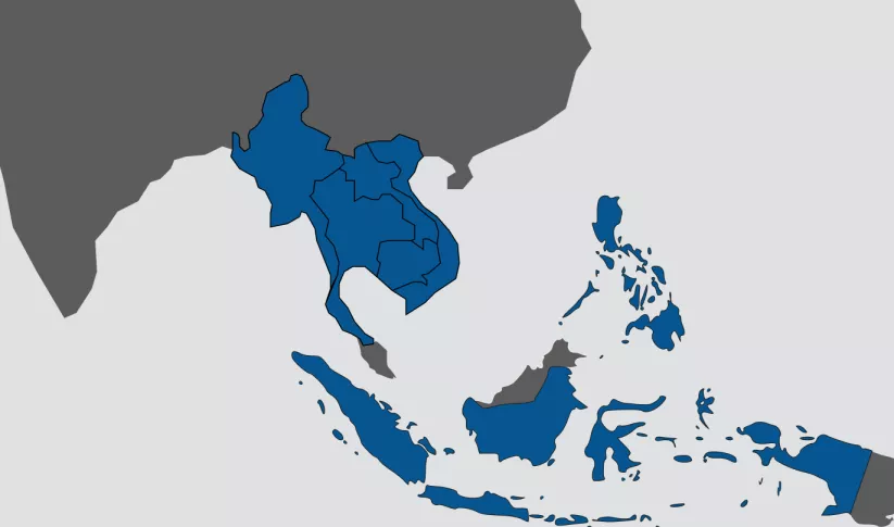 Southeast Asia Regional Hub map